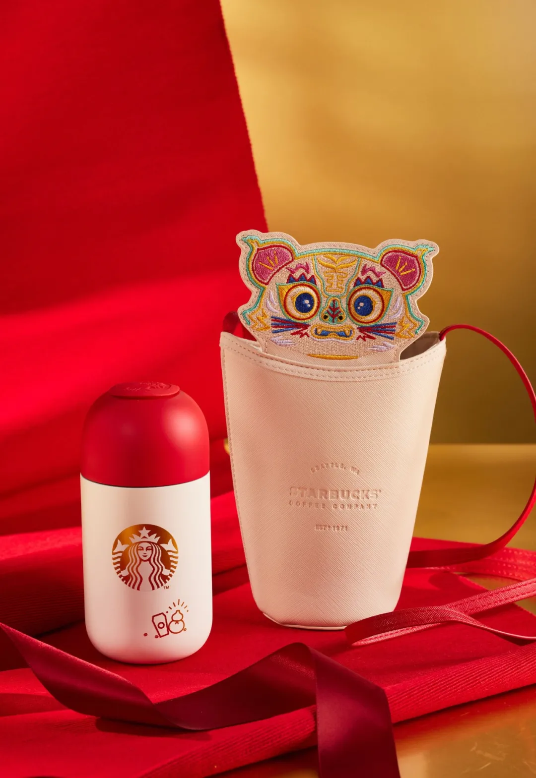 A Complete Collection of Starbucks 2022 Year of the Tiger Limited Edition Cups: Design Appreciation of Daruma Cups from Hong Kong, Macau, Taiwan, and Japan