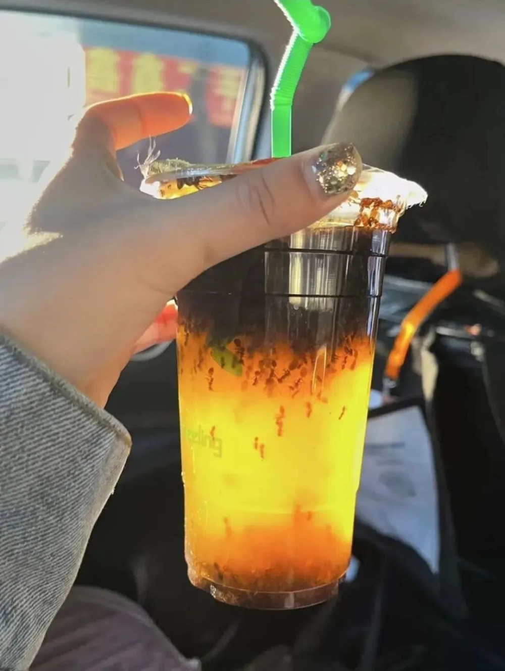 Ants found in delivered coffee order – merchant claims wrong order was picked up, but how is hygiene ensured for takeaway drinks?