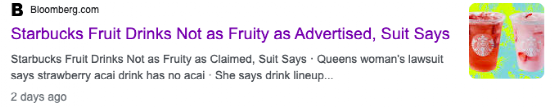 Starbucks Fruit Drink Class Action Lawsuit Exposed: The Truth Behind Fruit Names and Consumer Rights