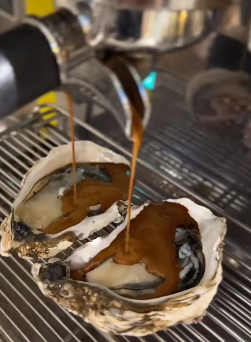 Iced Americano Mixed with Oysters: A Creative Drink Pushing the Limits of Trendy Mixology and the Boundaries of Taste