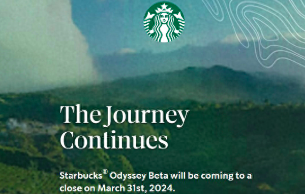 Starbucks' Odyssey NFT platform shuts down!Why did the exploration of a digital coffee community fail?