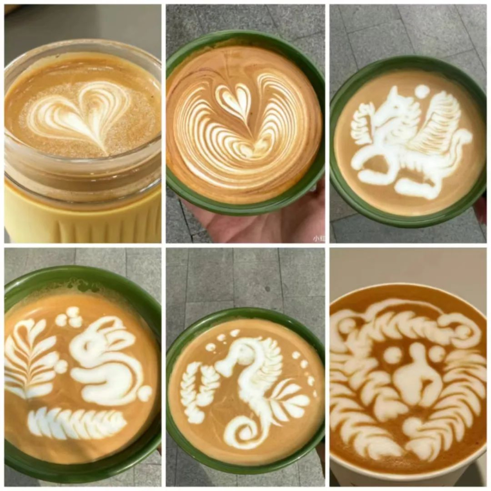 Compilation of Manner baristas' failed latte art: The 'limited-edition ugly latte art' we've had over the years