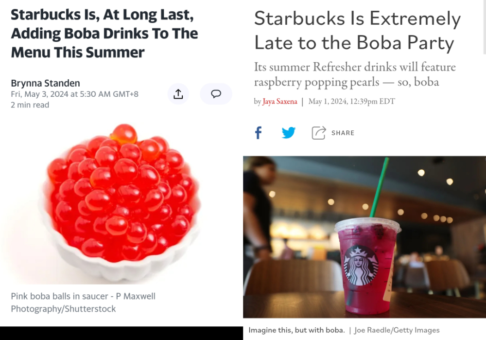 Starbucks Summer New Release!Berry Iced Drink with Raspberry Pop Rocks, a New Flavor and Texture Experience