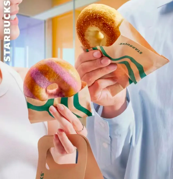 Starbucks launches new bagel products to enter the Chinese market, putting Tims' 'coffee + bagel' strategy to the test