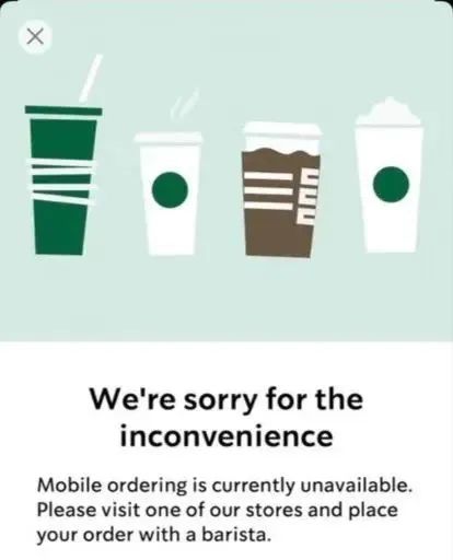 Microsoft system outage hampers Starbucks operations, handwritten receipts and free drinks highlight digital challenges in the coffee industry