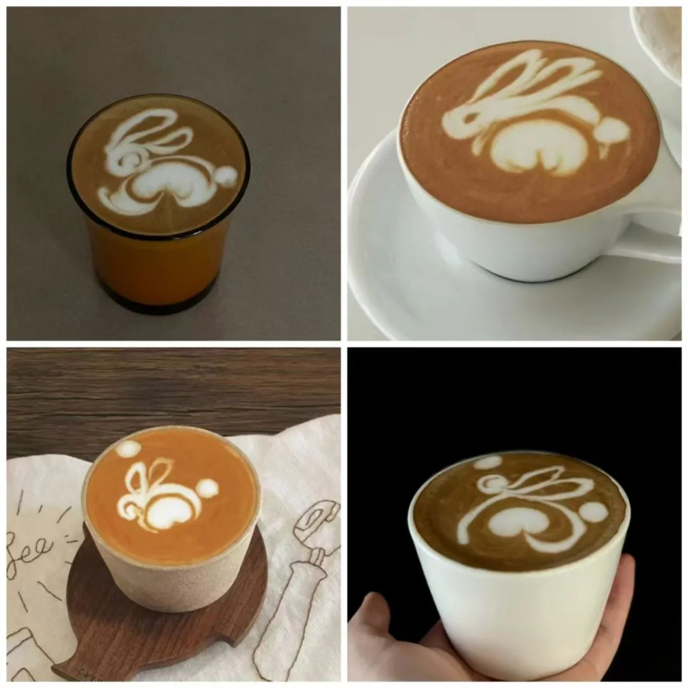 Mid-Autumn Coffee Latte Art Showcase | Latte Art Techniques and Inspiration from Jade Rabbit to Chang’e