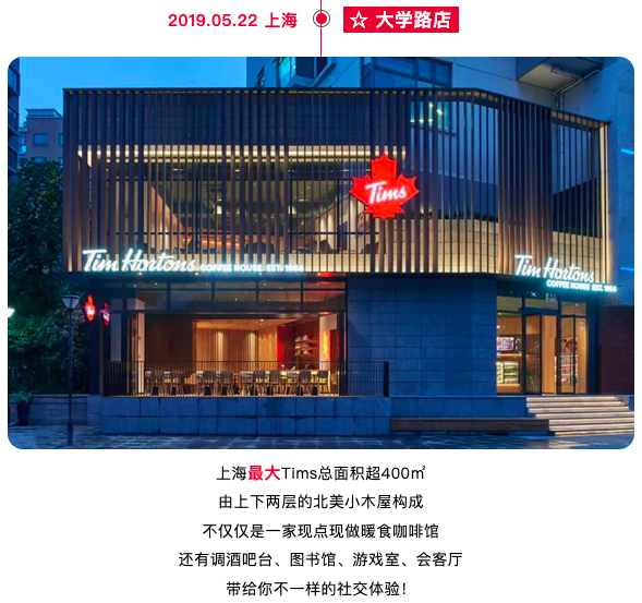 Shanghai's University Road Tims flagship store goes dark!\nThe story behind the closure of this 400㎡ North American-style coffee space