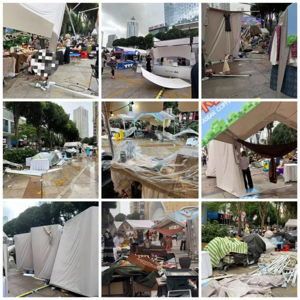 Nanning-Ningbo Outdoor Coffee Festival Hit by Strong Winds: Causes of Tent Collapses and Disaster Prevention Tips