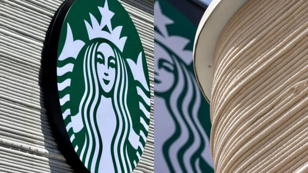 Starbucks' 3D-printed store completed in just 6 days!Only offers drive-thru pickup service