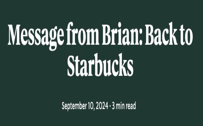 Brian Niccol at the Helm of Starbucks: Focusing on Four Key Areas to Revitalize Community Coffee Experience