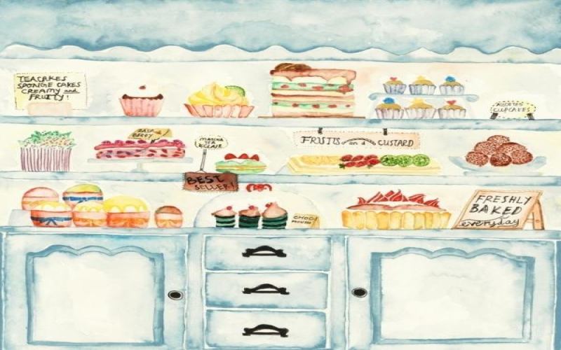 Watercolor Moments of Coffee and Desserts: Pour Over Coffee Pairings with Inspiration and Illustration Appreciation