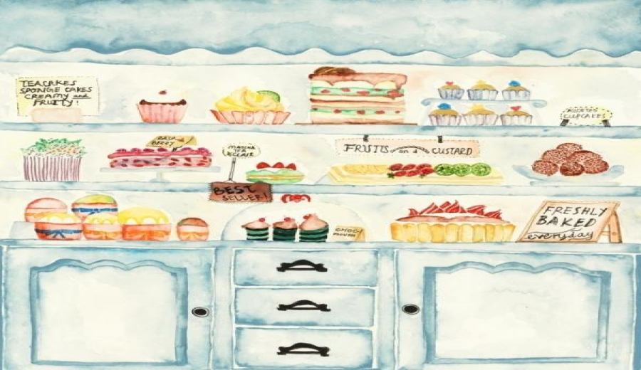 Watercolor Moments of Coffee and Desserts: Pour Over Coffee Pairings with Inspiration and Illustration Appreciation