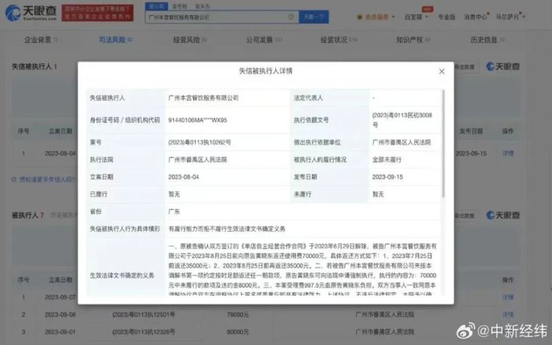 Star tea beverage brand faces compulsory execution！How Hu Haiquan and Guan Xiaotong handle the brand crisis
