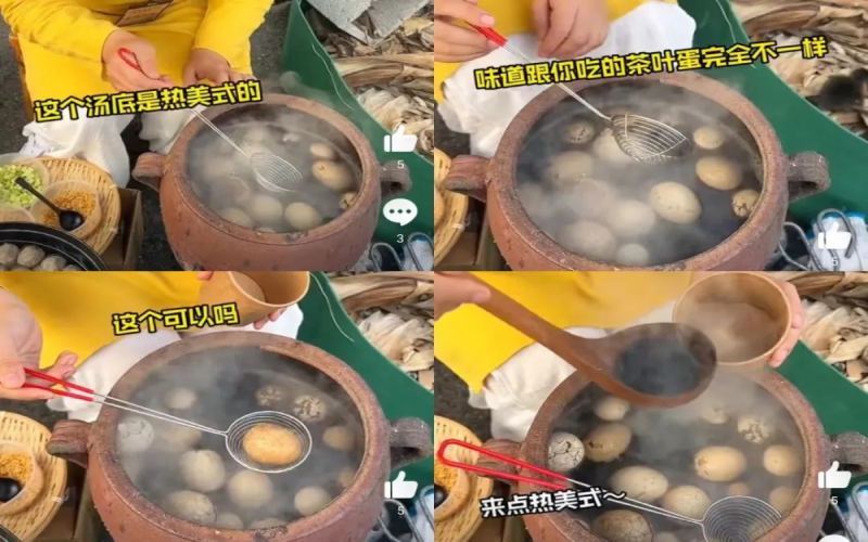 Creative coffee eggs on Wenzhou streets: marinated in hot Americano, brewed with Geisha beans for a premium taste