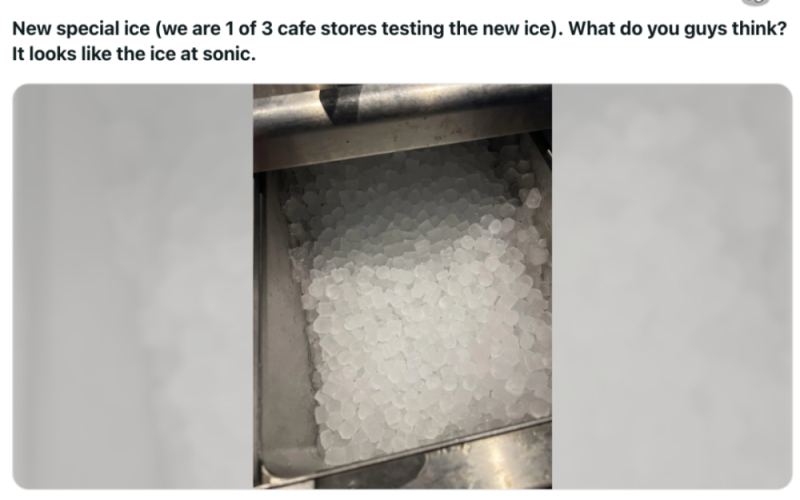 Starbucks switches to crushed ice cubes！ Water-saving and enhanced taste, all US stores to upgrade in the future