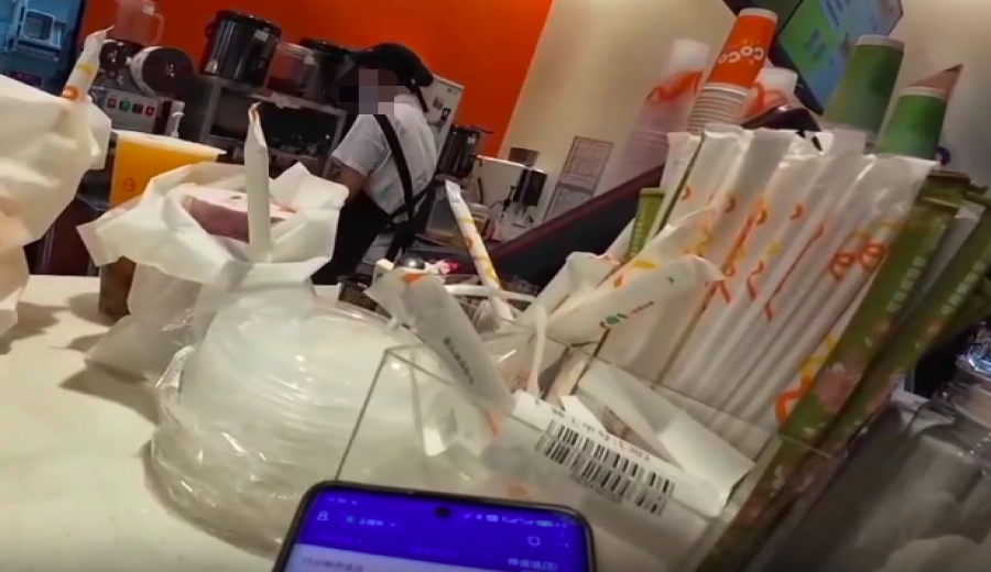 Behind the delivery rider and bubble tea shop conflict: Surveillance footage reveals details of the dispute triggered by order reminders