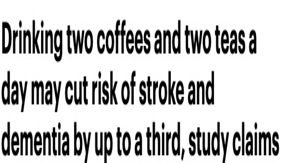 Does drinking coffee with tea reduce dementia risk? A Tianjin study reveals 4 to 6 cups daily is ideal