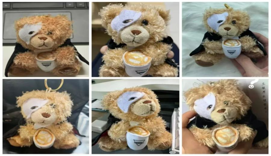 Did the Manner × The Phantom of the Opera collab bear have a quality control issue? Users who got the crooked-mouth bear regret the switch