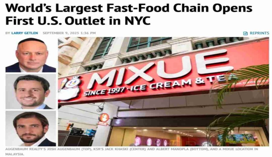 Luckin’s Chinese rival, Marshmallow Tea (MIXUE), lands in Manhattan, NYC!? $0.50 lemonade takes on Starbucks, rental costs revealed