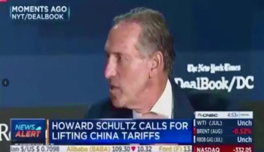 Starbucks interim CEO Schultz discusses China-US relations and management reform strategy