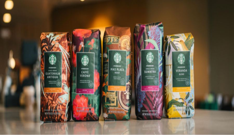 Starbucks Upgrades Packaging for 13 Classic Coffee Blends – Analysis & Flavor Profiles of 5 New Designs