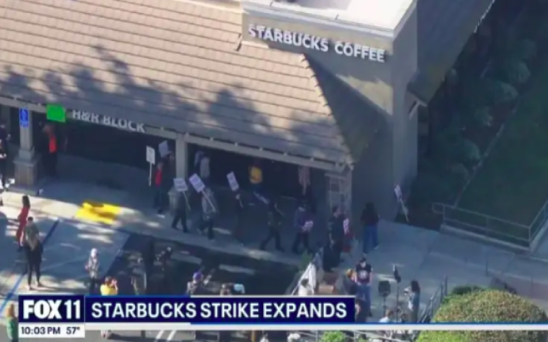 Starbucks US Christmas strike spreads: 290 stores closed, wage negotiations at a standstill