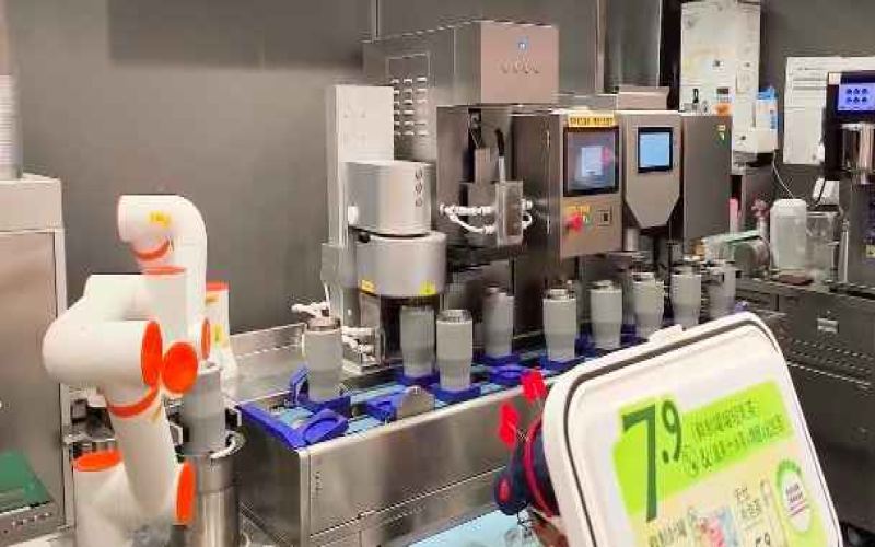 Live Report from the Pilot Site of Fully Automated Milk Tea Robots: Analyzing Dispensing Speed and Customization Challenges