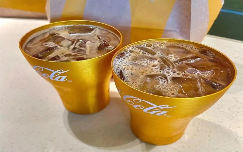 McDonald's 'Gold' Campaign Sparks Creative Bring-Your-Own-Cup Trend, Highlighting Internet Users' Ingenious Participation