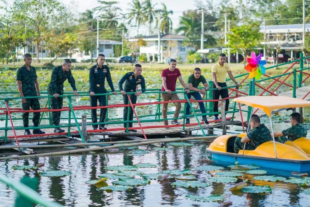 Thai military base café goes viral as soldiers moonlighting as baristas spark taxpayer concerns