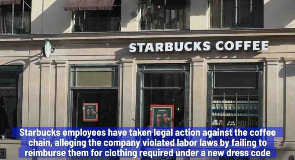 Starbucks' New Uniform Policy Sparks Labor Dispute: Record of Collective Lawsuit and Strike by Employees