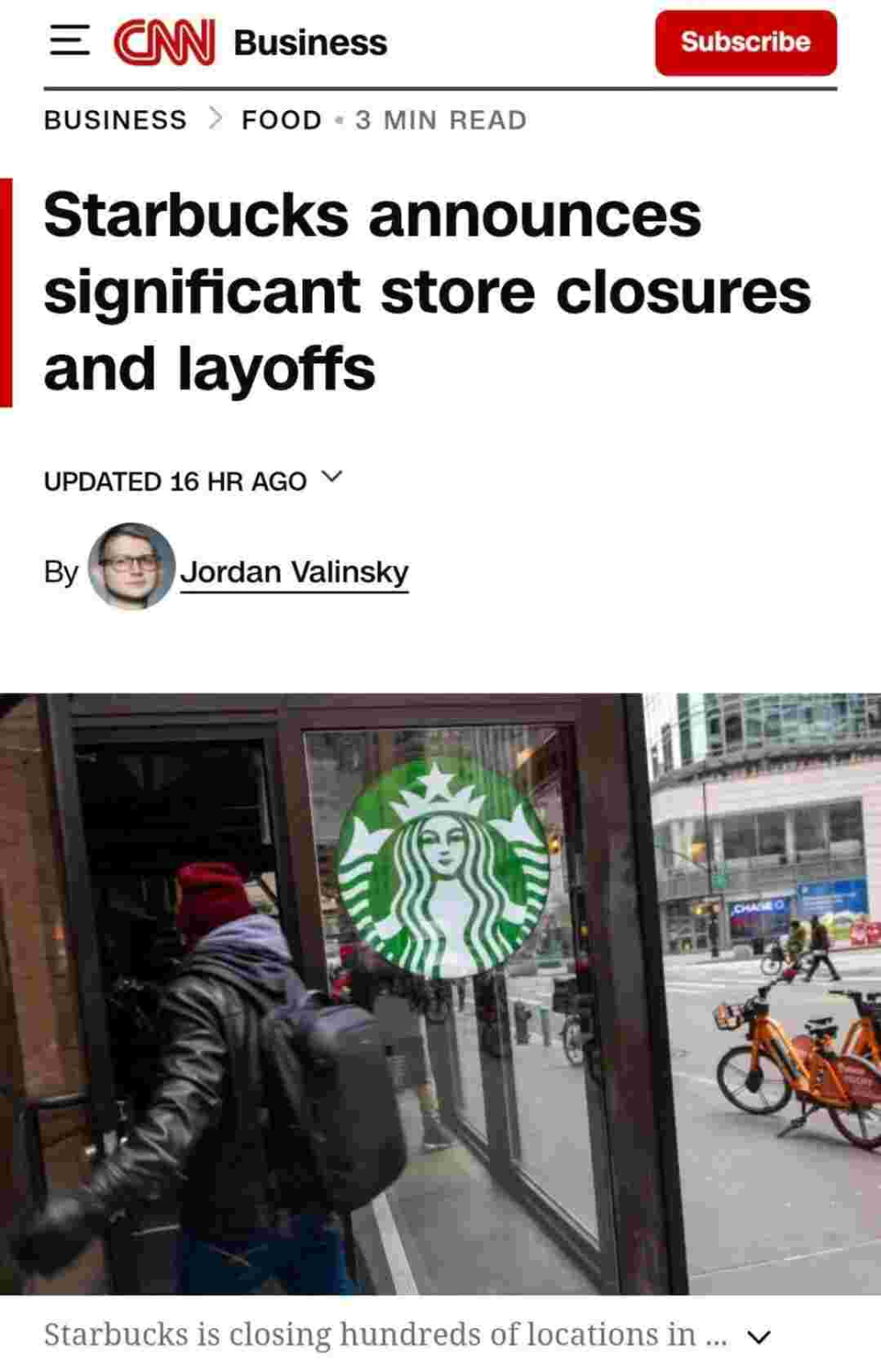 Starbucks’ $1 Billion Restructuring: The Global Strategic Shift Behind the Closure of the Seattle Roastery