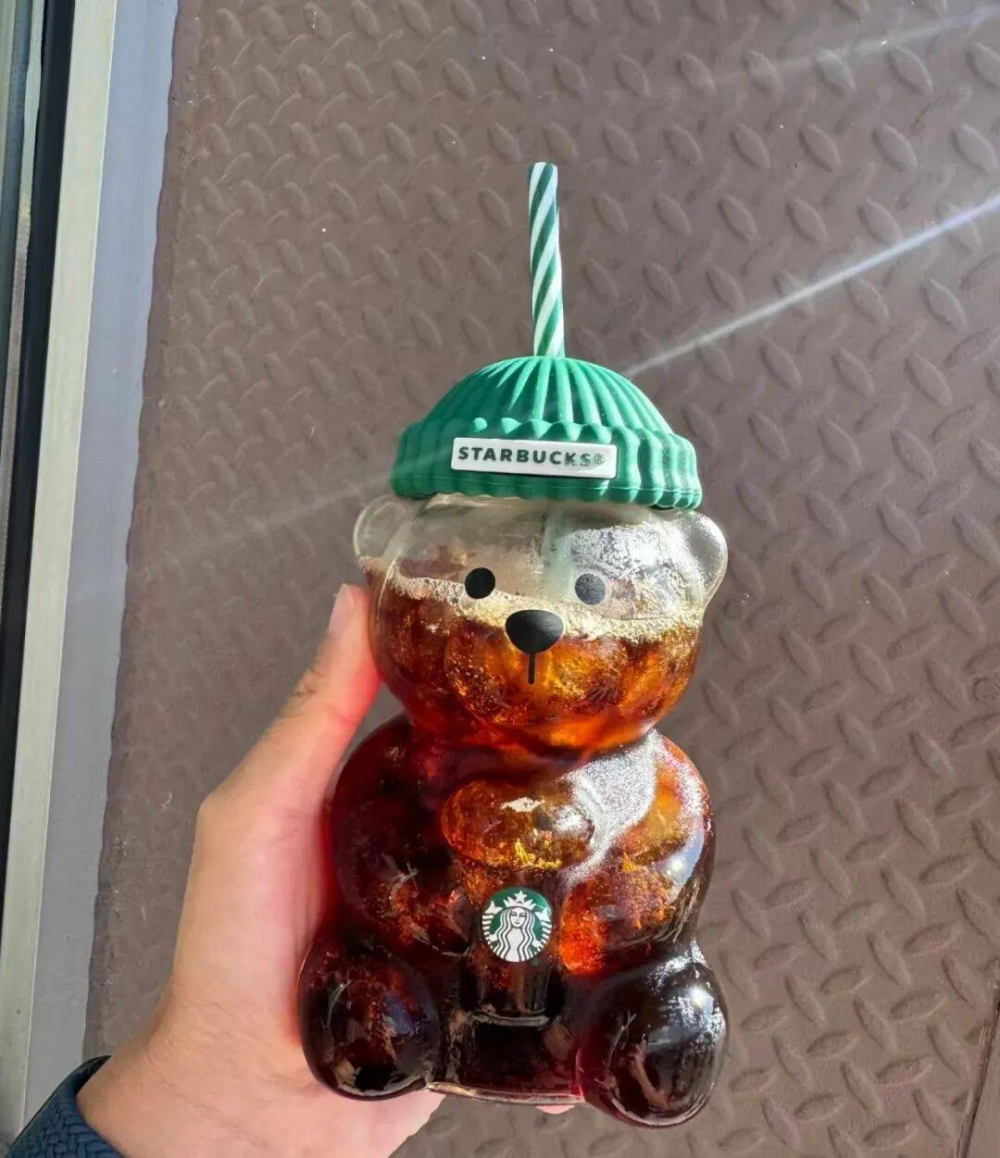 North American Starbucks limited-edition glass teddy bear cups sold for $1,500 on resale platforms — the truth behind the skyrocketing second-hand prices